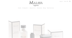 Desktop Screenshot of malayaorganics.com