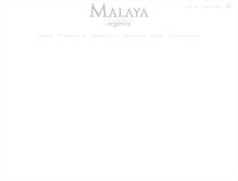 Tablet Screenshot of malayaorganics.com